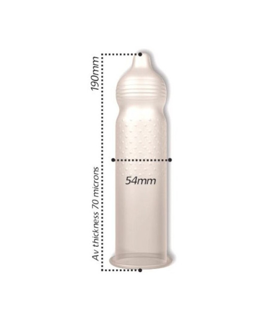 PASANTE - PRÉSERVATIFS INTENSITÉ RIBS & DOTS 144 UNITÉS
