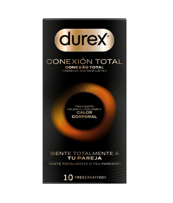 DUREX - CONNEXION TOTALE ULTRA FINE PLUS SANS LATEX 10 UNITÉS