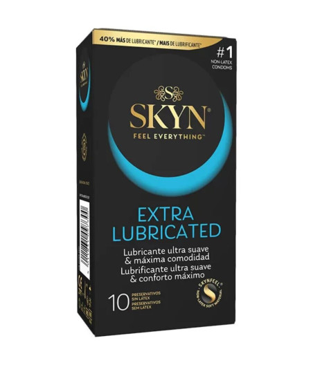 SKYN - PRESERVATIVO EXTRA LUBRIFICADO 10 UNIDADES