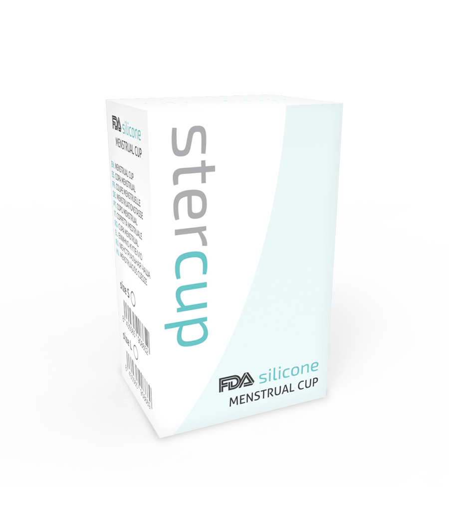 STERCUP - COPA MENSTRUAL FDA SILICONA LILA - TALLA S