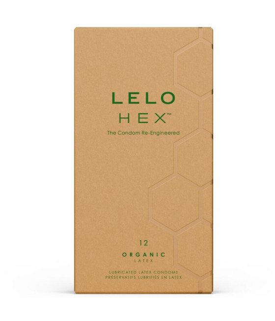 LELO - HEX ORGANIC CONDOM BOX 12 UNITÀ