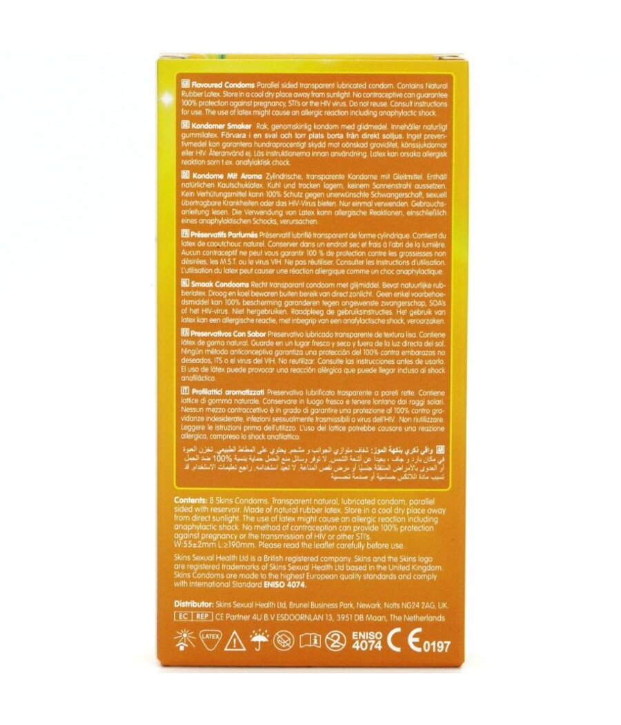 SKINS - BANANA PREMIUM KONDOME PACKUNG 8