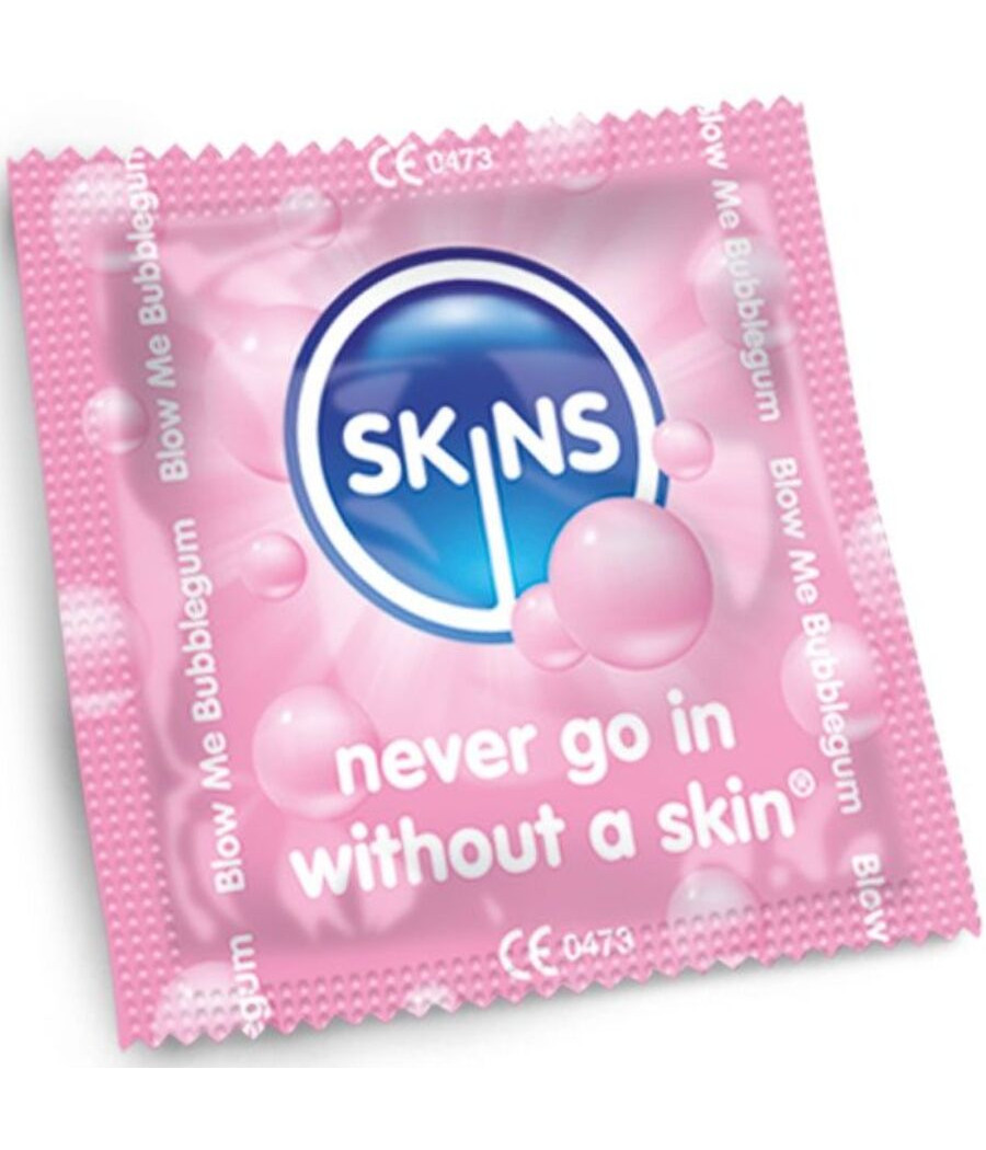 SKINS - PACK DE 8 PRÉSERVATIFS PREMIUM BUBBLEGUM