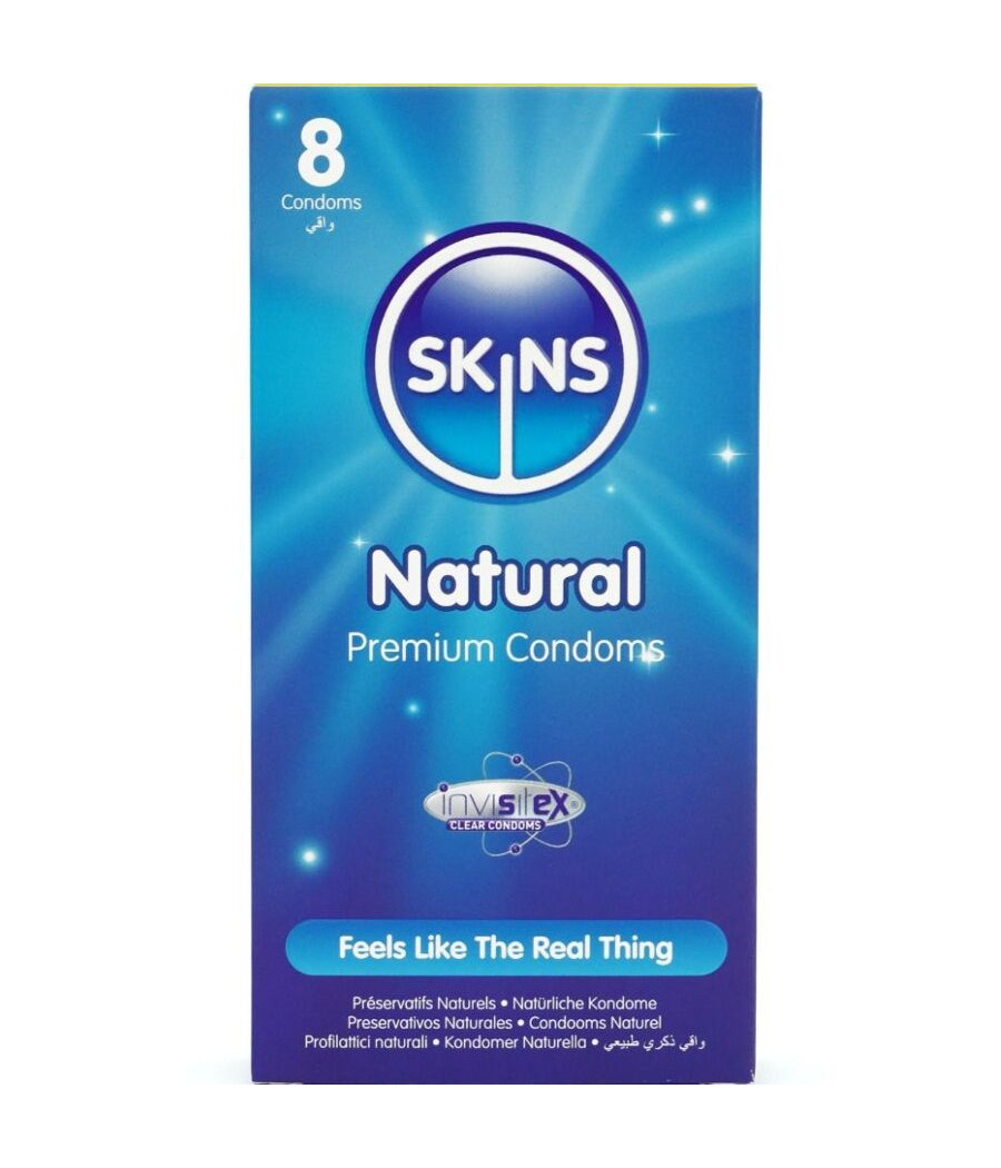 SKINS - NATÜRLICHE PREMIUM-KONDOME PACKUNG 8