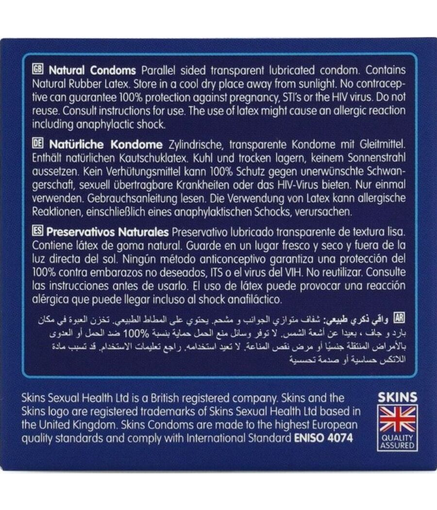 SKINS - NATURAL PRESERVATIVOS PREMIUM PACK 4