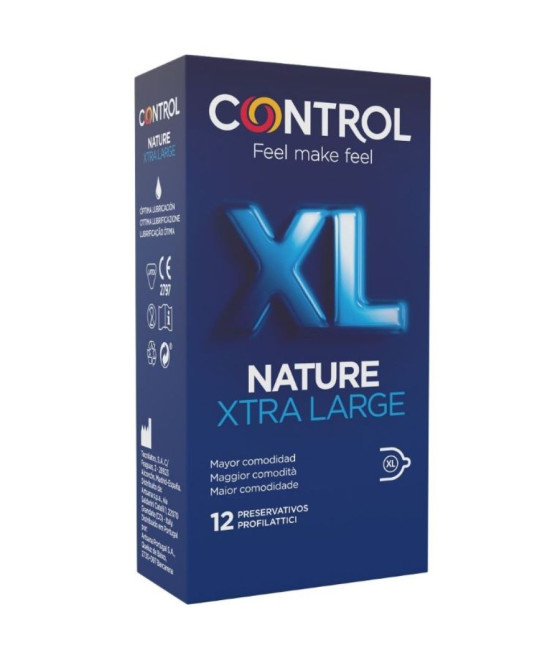 CONTROL - ADAPTA NATURE XL PRESERVATIVOS 12 UNIDADES