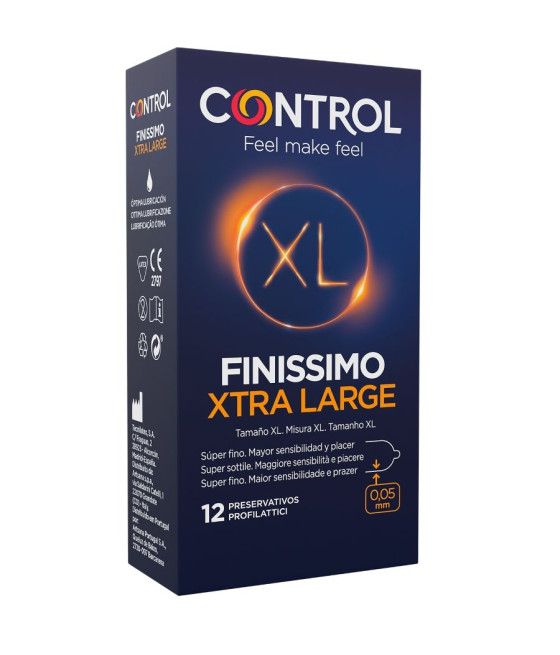 CONTROL - PRESERVATIVI FINISSIMO XL 12 UNITÀ