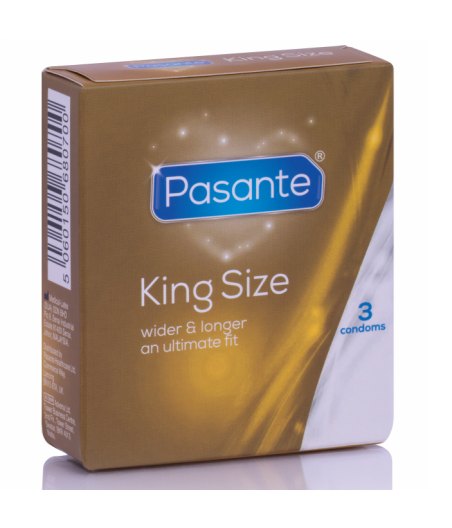 PASANTE - PRESERVATIVOS KING SIZE 3 UNIDADES
