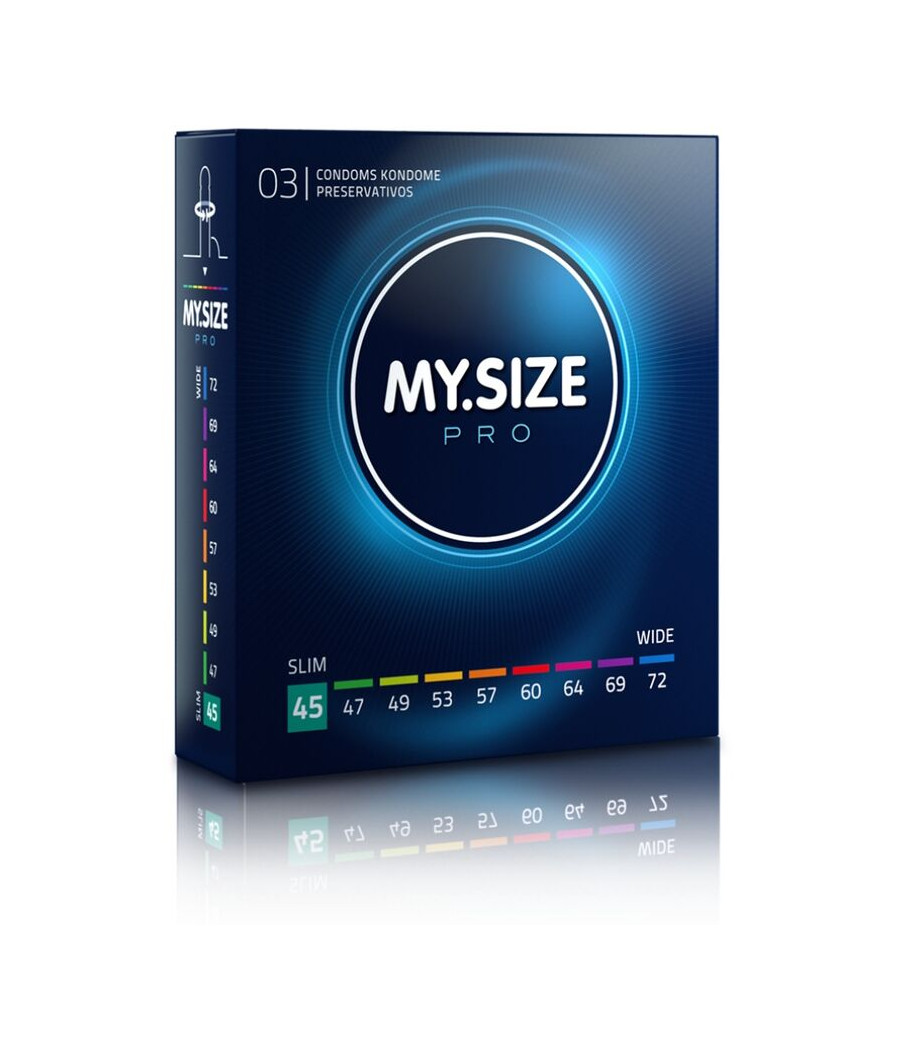 MY SIZE - PRO PRESERVATIFS 45 MM 3 UNITES