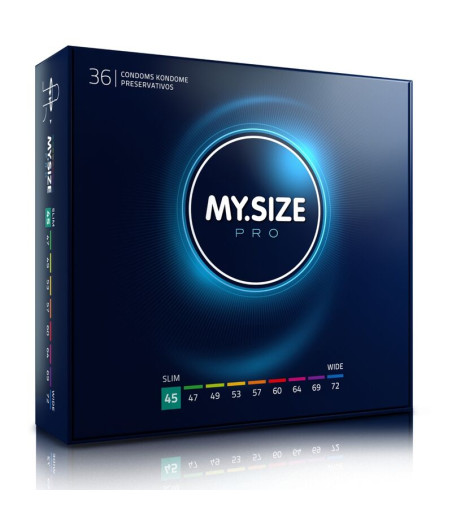 MY SIZE - PRO CONDOMS 45 MM 36 UNITS