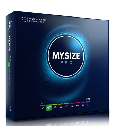 MY SIZE - PRO PRESERVATIVI 47 MM 36 UNIT