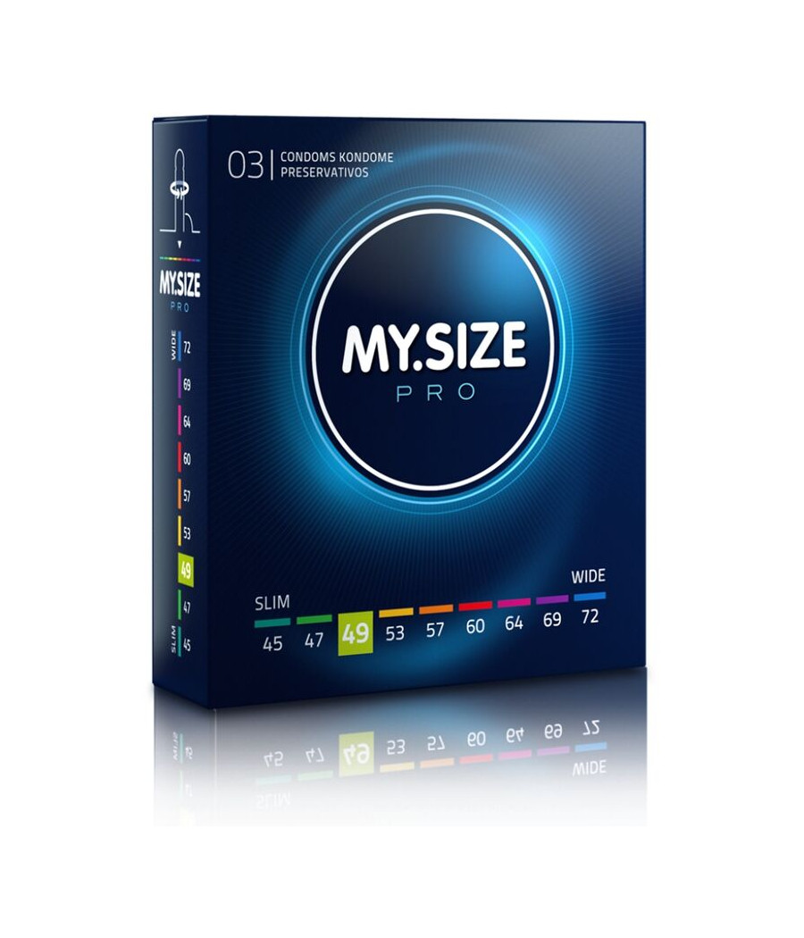 MY SIZE - PRO PRESERVATIFS 49 MM 3 UNITES