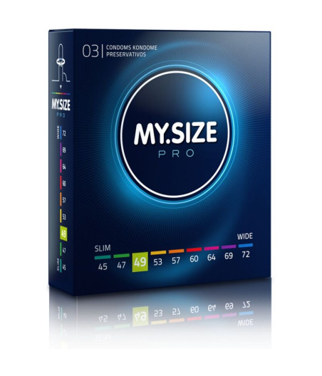 MY SIZE - PRO CONDOMS 49 MM 3 UNITS