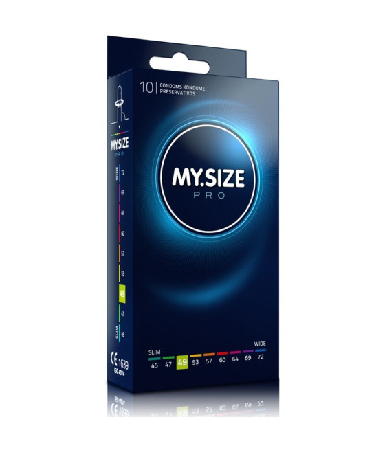 MY SIZE - PRO CONDOMS 49 MM 10 UNITS