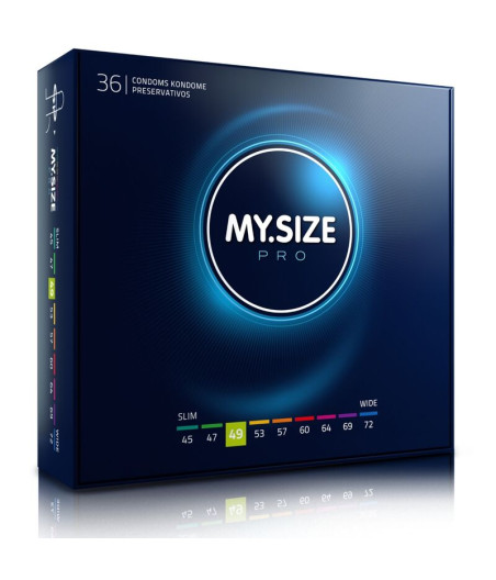 MY SIZE - PRO CONDOMS 49 MM 36 UNITS
