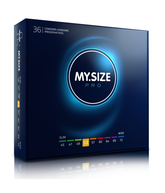 MY SIZE - PRO CONDOMS 53 MM 36 UNITS