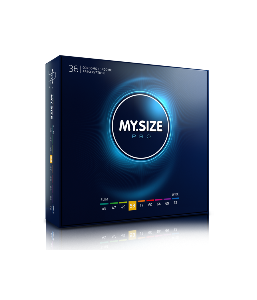 MY SIZE - PRO CONDOMS 53 MM 36 UNITS