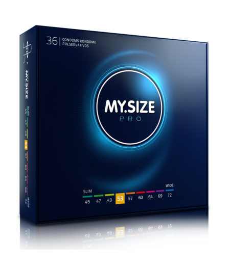 MY SIZE - PRO CONDOMS 53 MM 36 UNITS