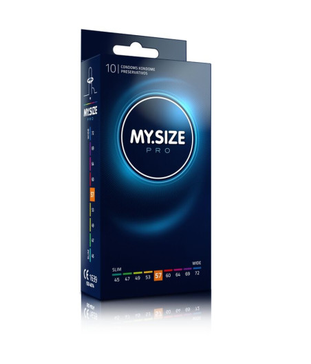 MY SIZE - PRO CONDOMS 57 MM 10 UNITS