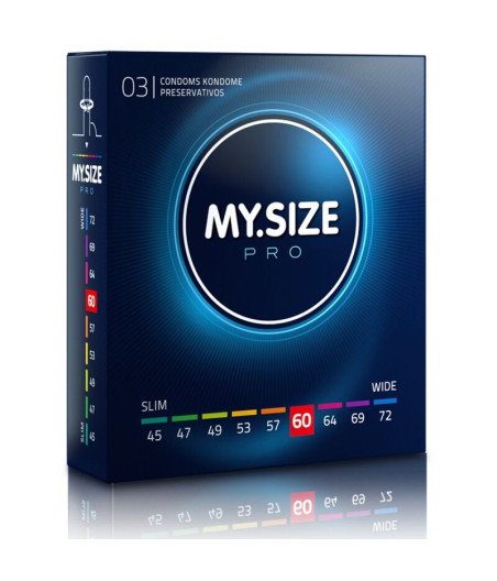MY SIZE - PRO PRESERVATIFS 60 MM 3 UNITES