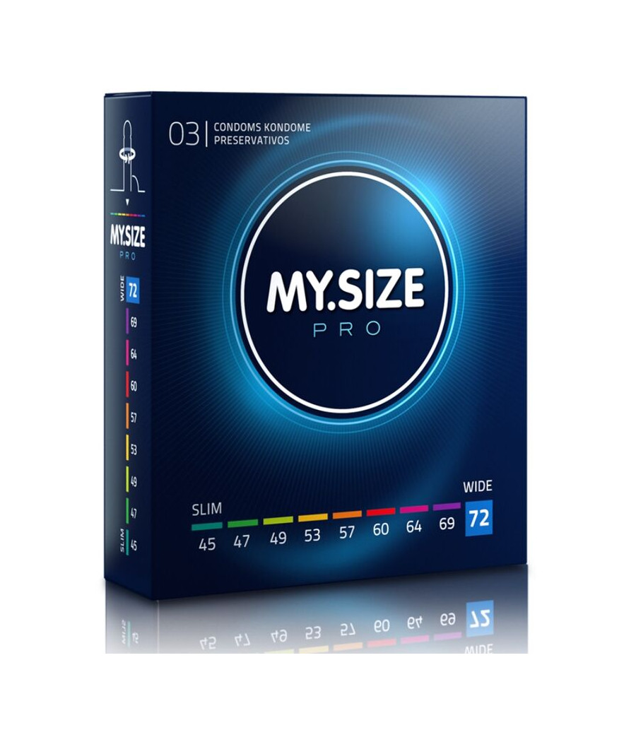 MY SIZE - PRO KONDOME 72 MM 3 EINHEITEN
