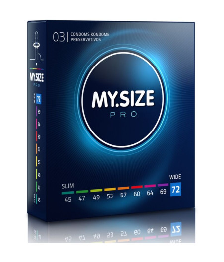 MY SIZE - PRO CONDOMS 72 MM 3 UNITS