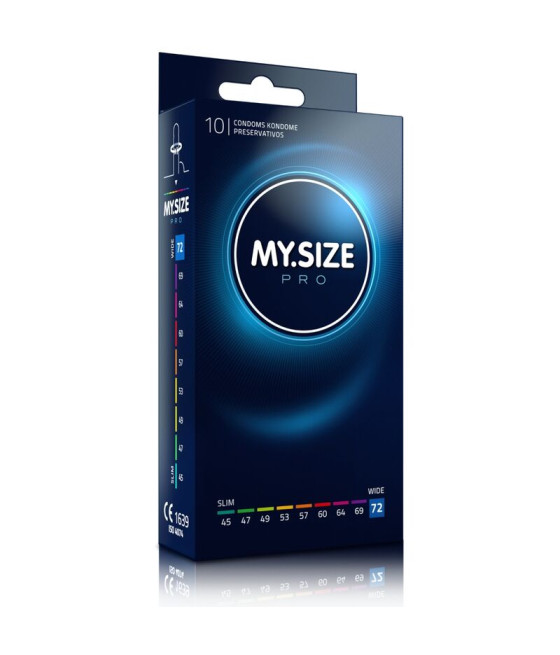 MY SIZE - PRO PRESERVATIVOS 72 MM 10 UNIDADES
