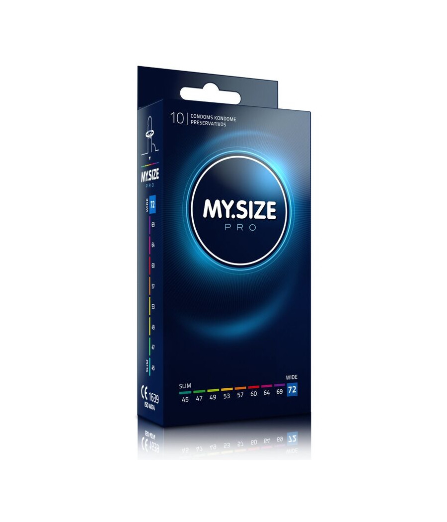 MY SIZE - PRO PRESERVATIVOS 72 MM 10 UNIDADES