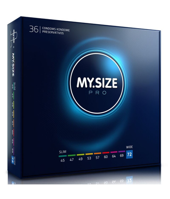 MY SIZE - PRO PRESERVATIVOS 72 MM 36 UNIDADES