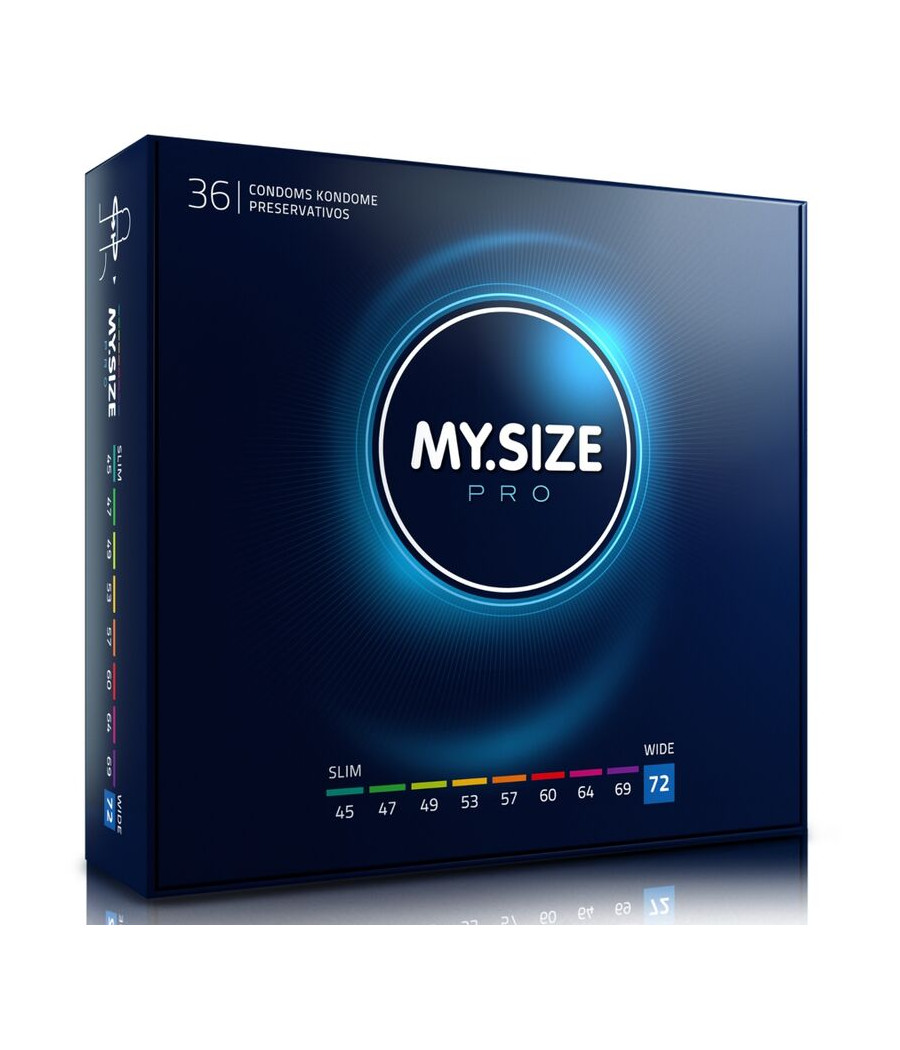 MY SIZE - PRO PRÉSERVATIFS 72 MM 36 UNITÉS