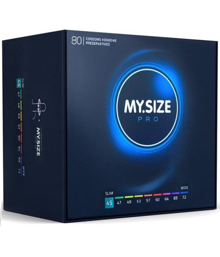 MY SIZE - PRO CONDOMS 45 MM 80 UNITS