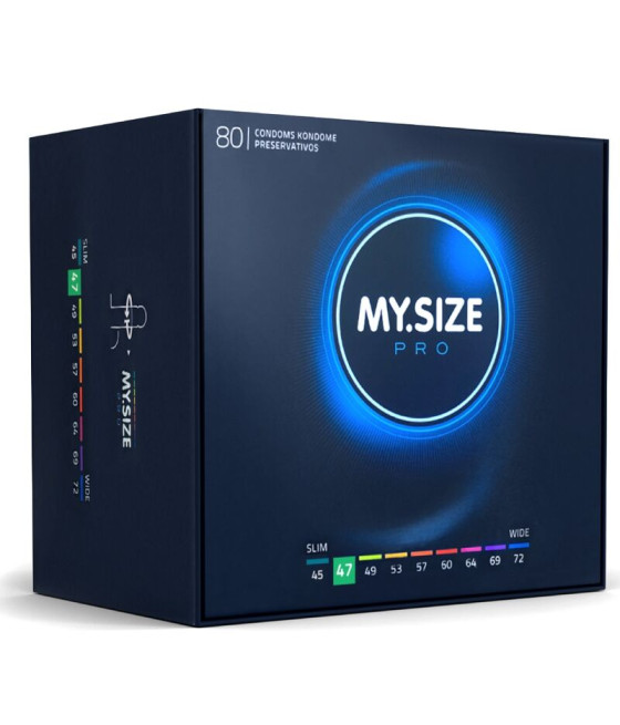 MY SIZE - PRO CONDOMS 47 MM 80 UNITS