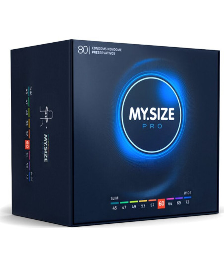 MY SIZE - PRO CONDOMS 60 MM 80 UNITS