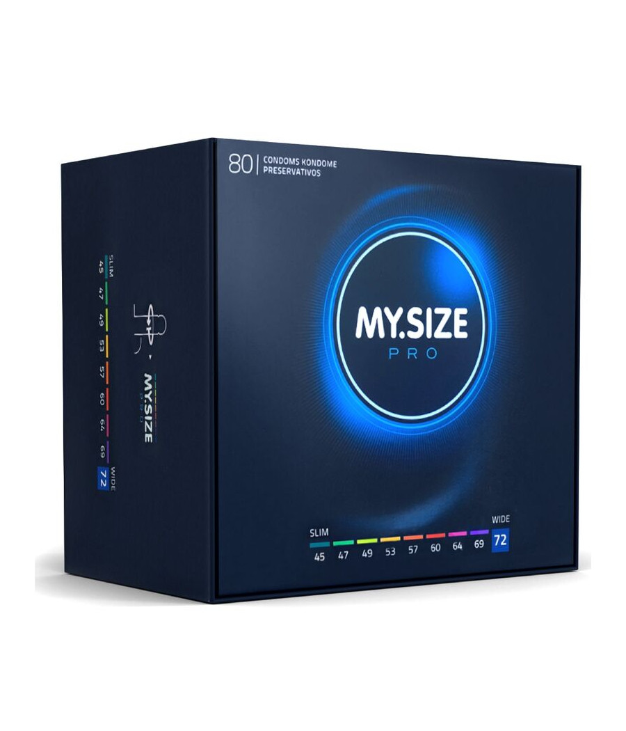 MY SIZE - PRO PRÉSERVATIFS 72 MM 80 UNITÉS