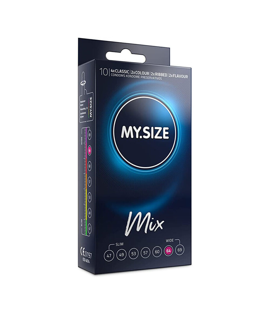 MY SIZE - MIX PRESERVATIVI 64 MM 10 UNIT