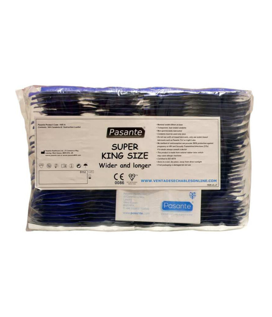 PASANTE - KONDOME GRÖSSE SUPER KING BEUTEL 144 EINHEITEN