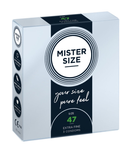 MISTER SIZE - PRESERVATIVI TAGLIA XS 47 MM (3 UNITÀ)