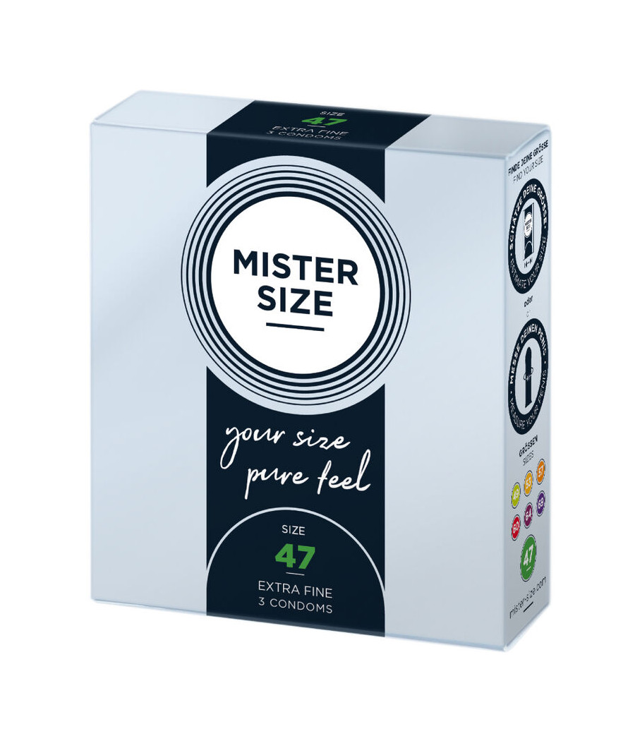 MISTER SIZE - PRESERVATIVI TAGLIA XS 47 MM (3 UNITÀ)
