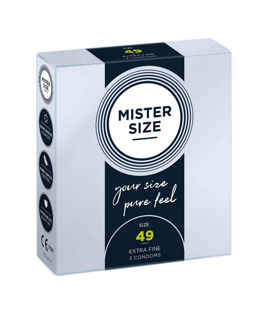 MISTER SIZE - PRESERVATIVO TAGLIA S 49 MM (3 UNITÀ)