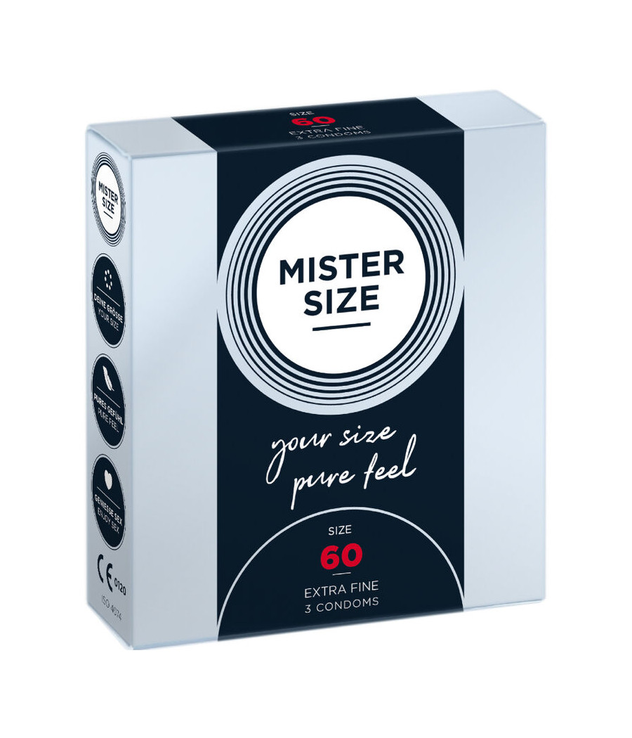 MISTER SIZE - PRESERVATIVOS TALLA XL 60 MM (3 UNIDADES)