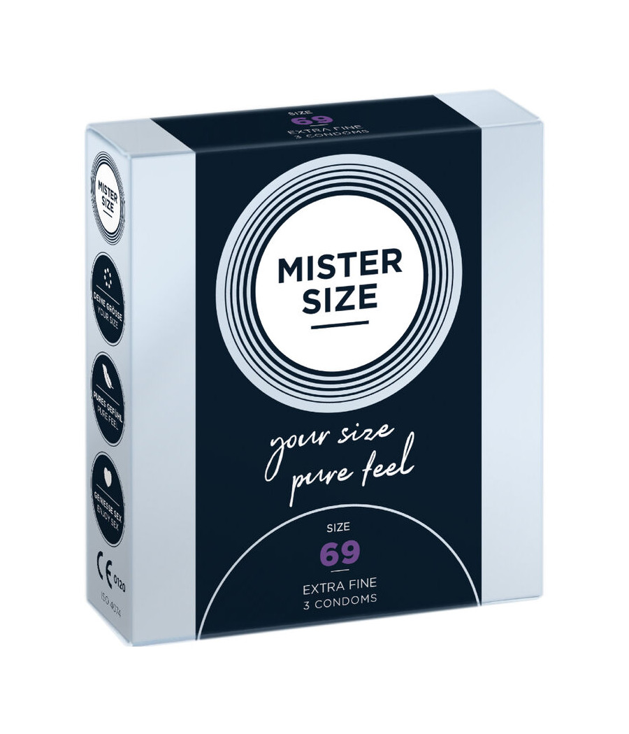 MISTER SIZE - PRESERVATIVOS TAMANHO XXXL 69 MM (3 UNIDADES)