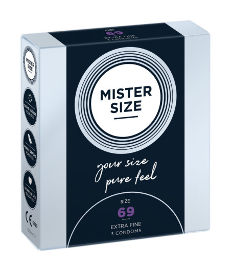 MISTER SIZE - PRESERVATIVI TAGLIA XXXL 69 MM (3 UNITÀ)