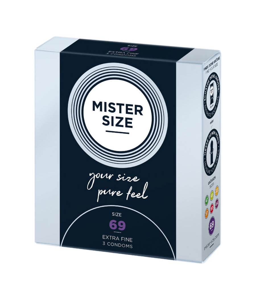 MISTER SIZE - PRESERVATIVI TAGLIA XXXL 69 MM (3 UNITÀ)