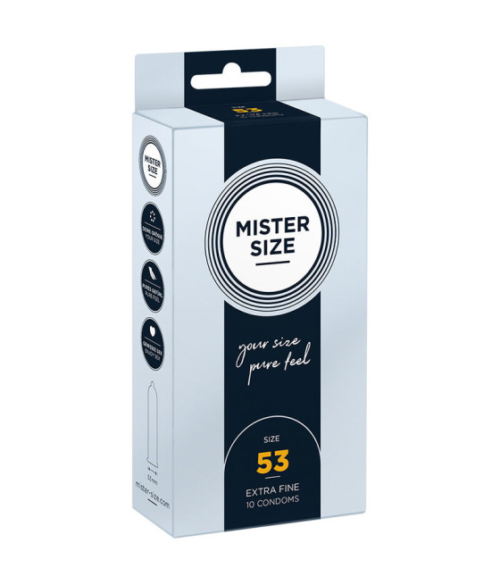 MISTER SIZE - KONDOMGRÖSSE M 53 MM (10 EINHEITEN)