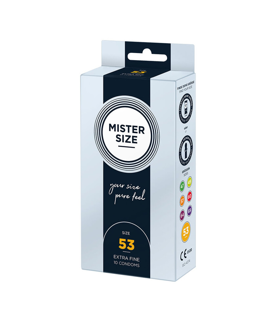 MISTER SIZE - PRESERVATIVOS TALLA M 53 MM (10 UNIDADES)