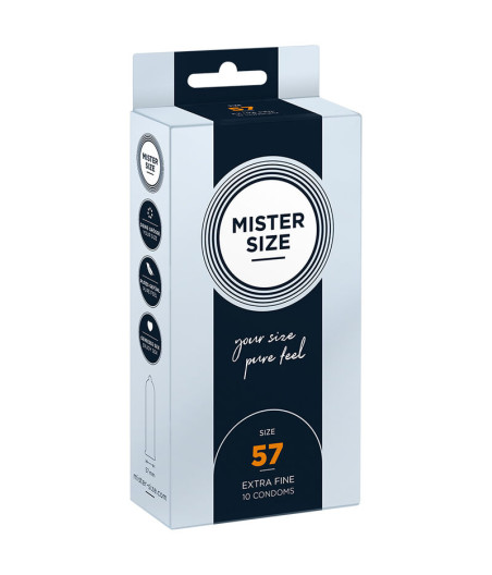 MISTER SIZE - PRESERVATIVO TAGLIA L 57 MM (10 UNITÀ)