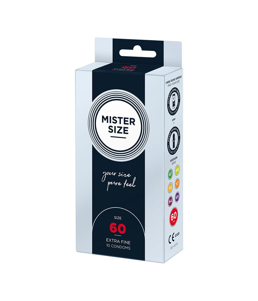 MISTER SIZE - PRESERVATIVO TAMANHO XL 60 MM (10 UNIDADES)