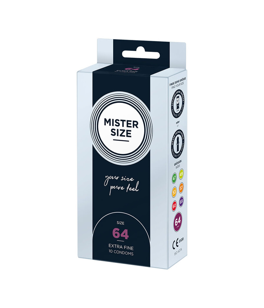 MISTER SIZE - PRESERVATIVI TAGLIA XXL 64 MM (10 UNITÀ)