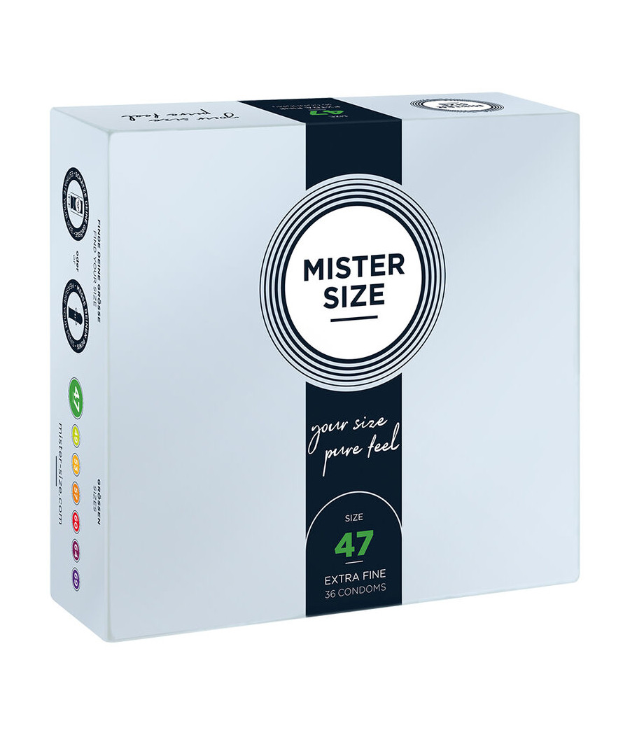 MISTER SIZE - PRÉSERVATIFS TAILLE XS 47 MM (36 UNITÉS)