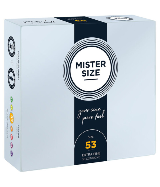 MISTER SIZE - PRESERVATIVO TAGLIA M 53 MM (36 UNITÀ)